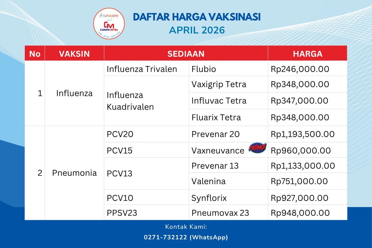 paket vaksin cahaya mitra solo