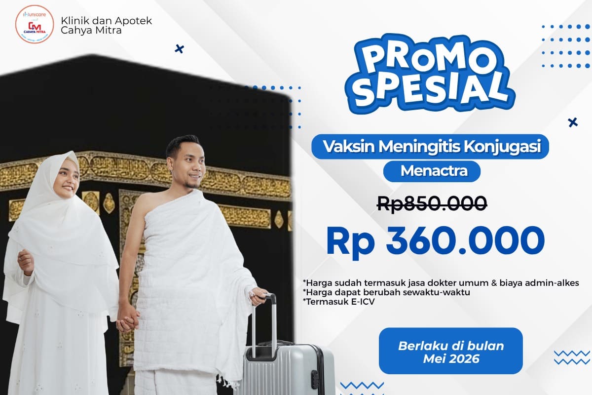 promo vaksin umorh meningitis klinik cahaya mitra solo