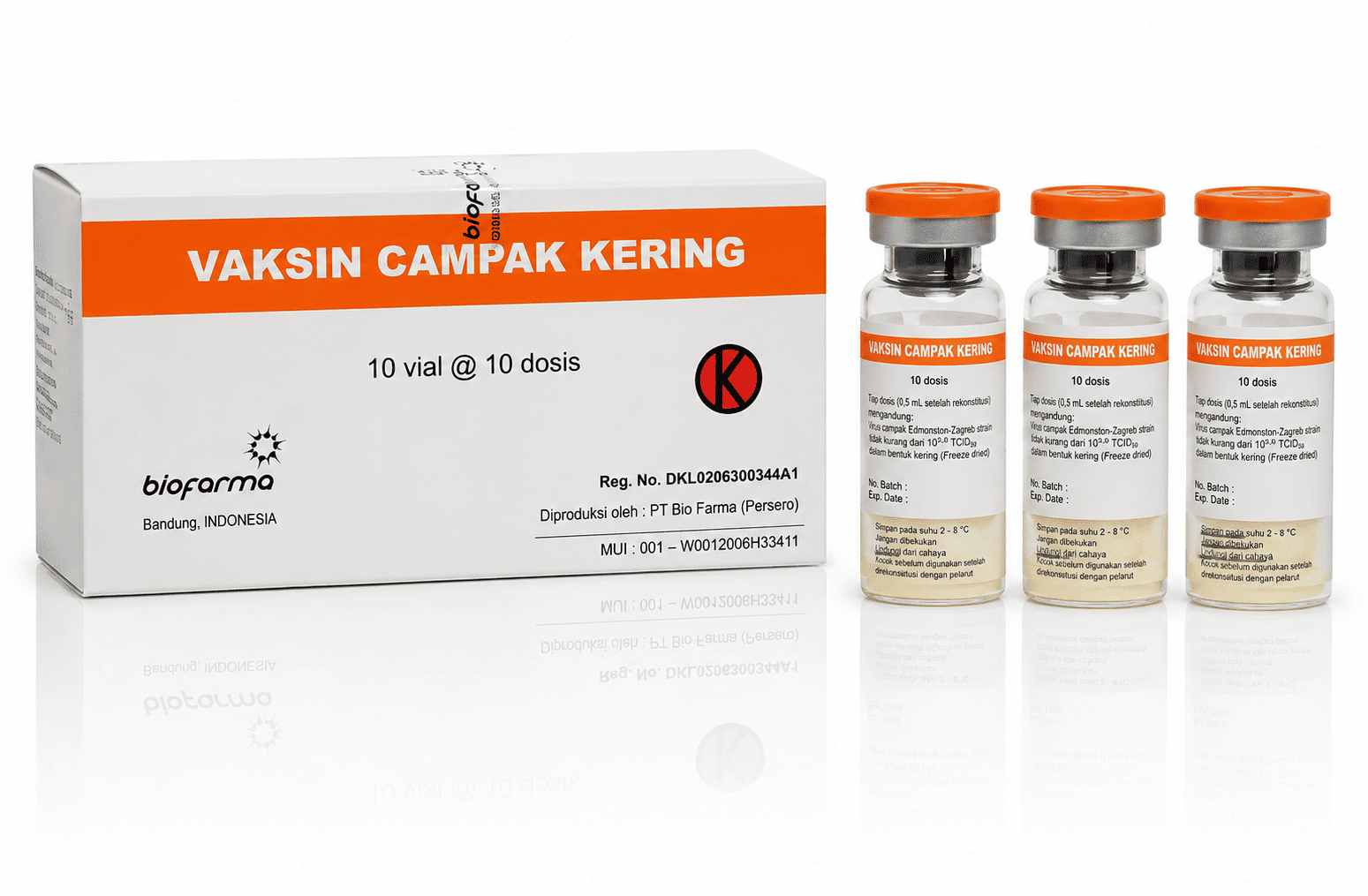 vaksin campak kering klinik cahaya mitra solo